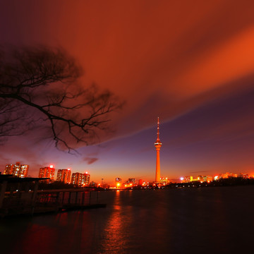 中央电视塔夜景