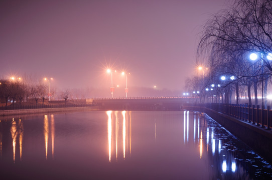 天津杨柳青夜景