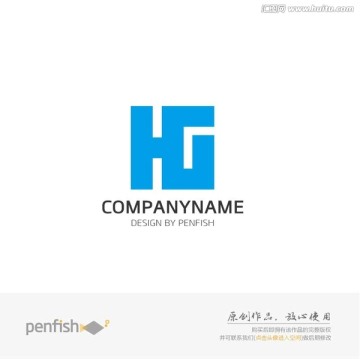 字母HG組合LOGO