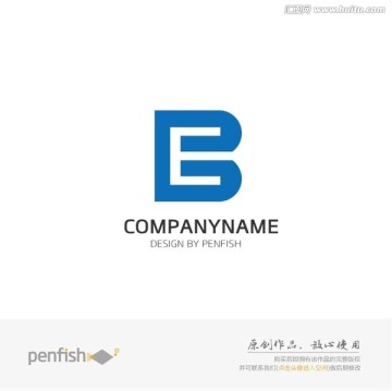 字母EB组合logo