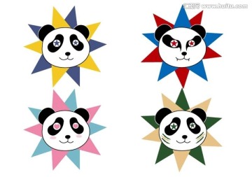 熊猫队徽 logo 图标