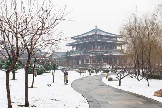 大唐芙蓉园雪景