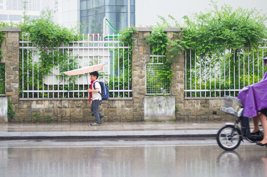 放学路上