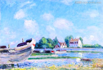 西斯萊  自然風(fēng)景油畫