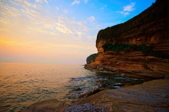 海景岩石风景