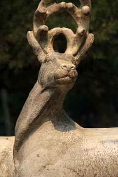 鹿 动物雕塑