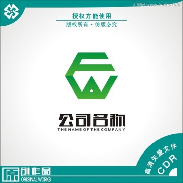 字母FM logo设计