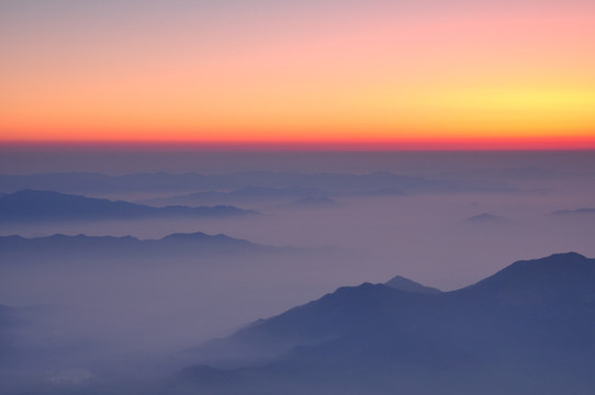 山东泰山日出