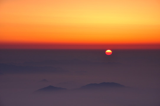 山东泰山日出