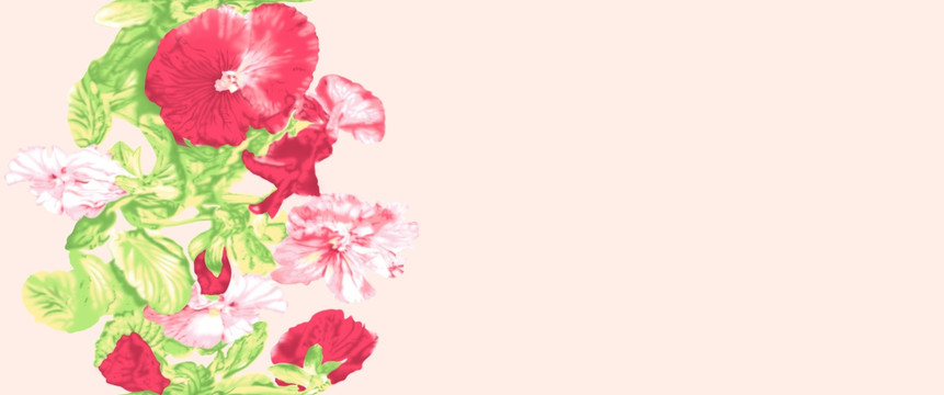 單邊定位花