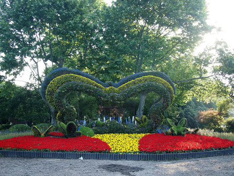 上海动物园花坛