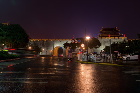 西安街景夜景