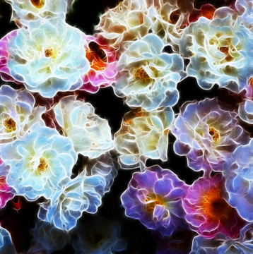 裝飾畫 花朵 玫瑰