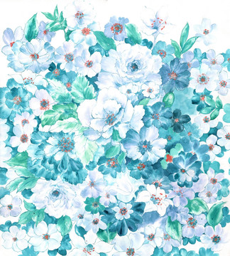 水彩花卉