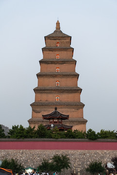 西安大雁塔全景