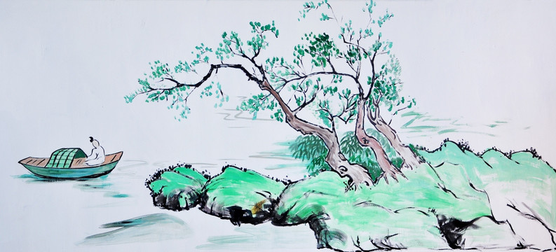 美麗鄉(xiāng)村裝飾畫