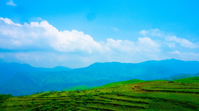 丘陵  远山