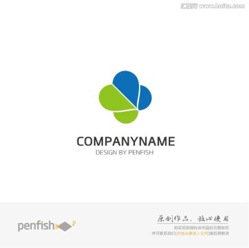 心形十字組合醫(yī)藥行業(yè)logo