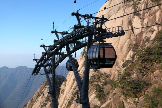 黃山 索道車