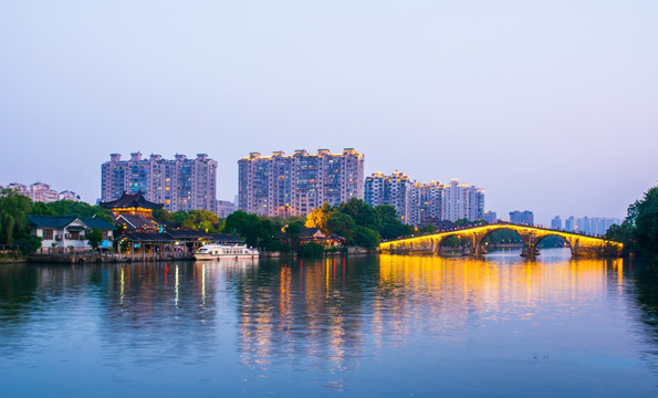 京杭运河夜景