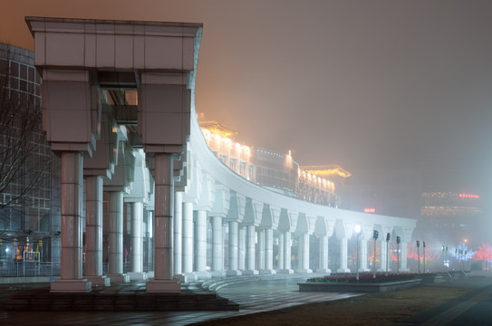 天津杨柳青古镇夜景