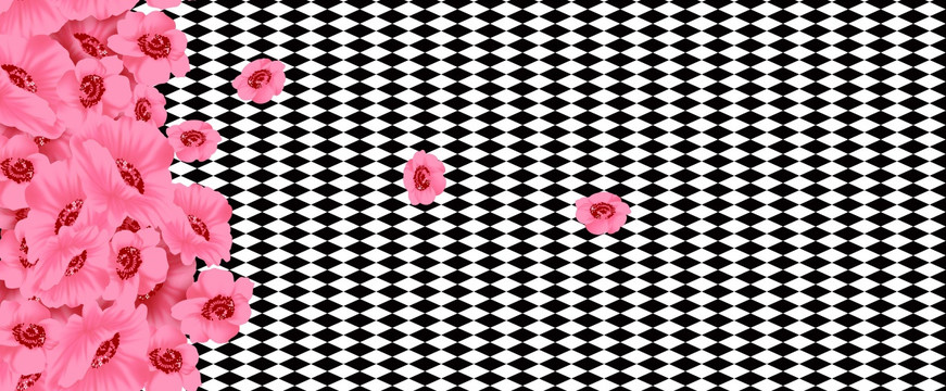 單邊定位花