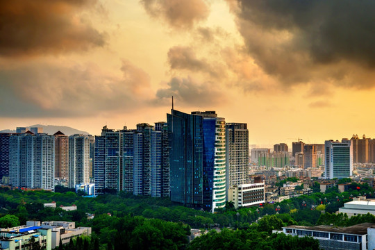 深圳南山区 黄昏