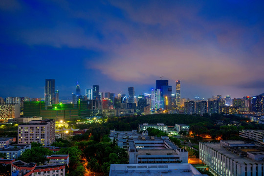 深圳科技园南区 夜景