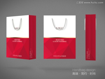 紅色手提袋 科技手提袋