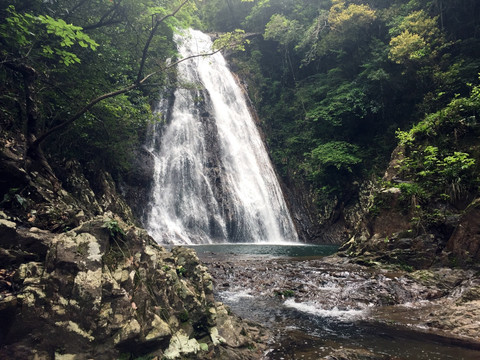 明溪龙井瀑布