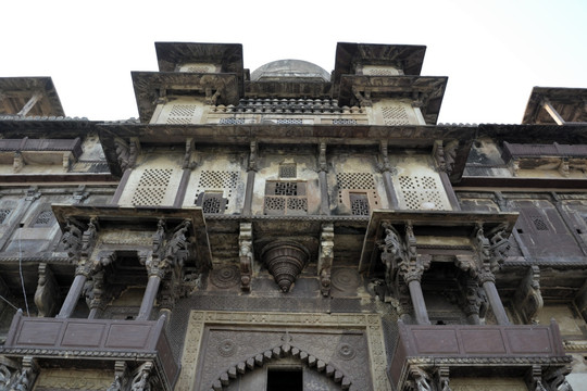 印度奥查古堡建筑艺术细节