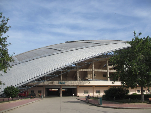 河南省体育中心 钢结构建筑