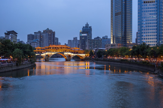 安顺廊桥夜景