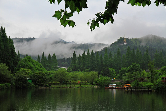 挹翠湖 井冈山景区