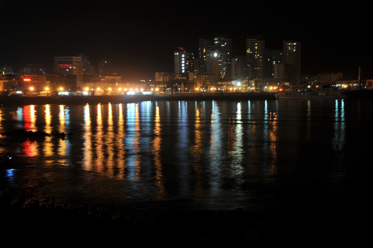 青岛滨海夜色