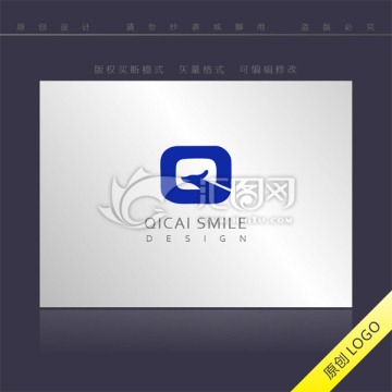 Q字母LOGO 龍logo