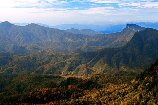 光雾山秋色