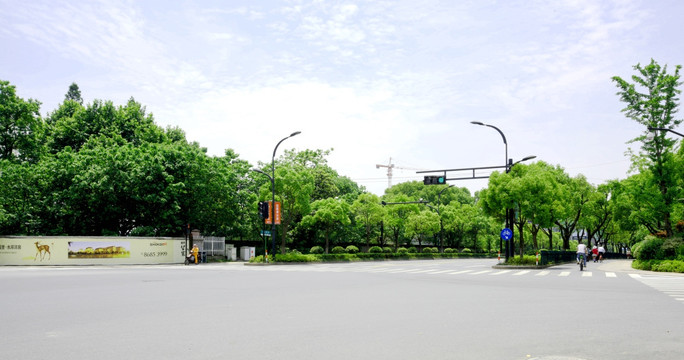 道路街景杭州