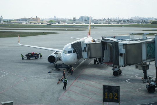 天津滨海国际机场 停机坪