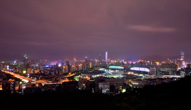 深圳夜景罗湖夜景