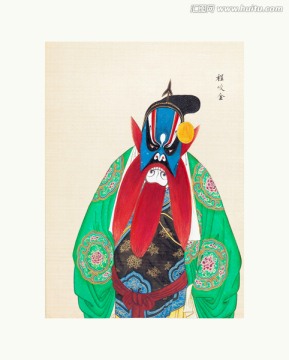 京剧人物国画 画廊高清品质