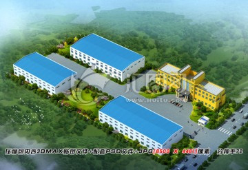 工廠鳥瞰圖