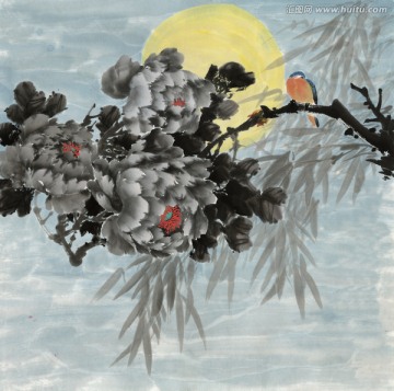 國(guó)畫牡丹