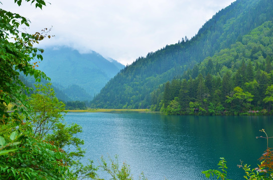 九寨沟风景 九寨沟湖面