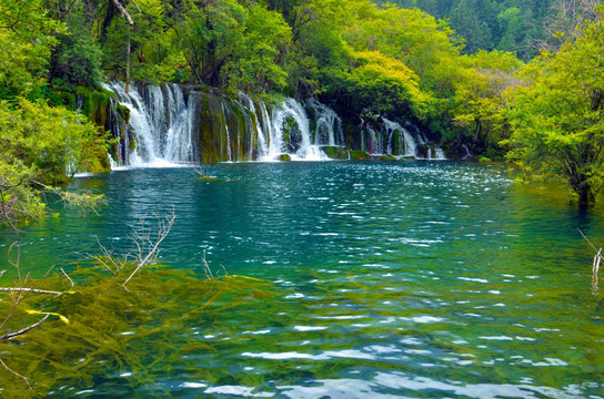 九寨沟风景 九寨沟瀑布