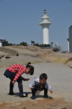 日照灯塔广场 日照灯塔风景区