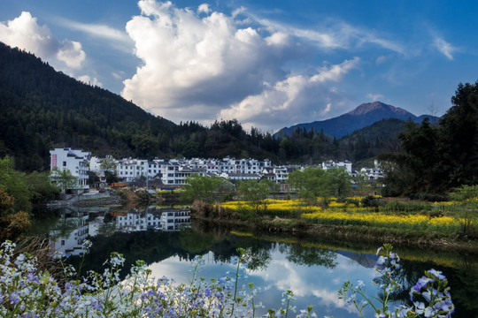 婺源春天乡村风光