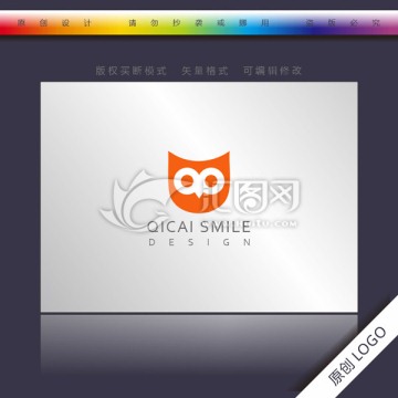 猫头鹰logo 标志