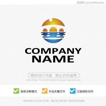 橋LOGO 標(biāo)志設(shè)計(jì) 商標(biāo)