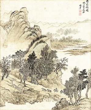 中式玄關(guān)畫